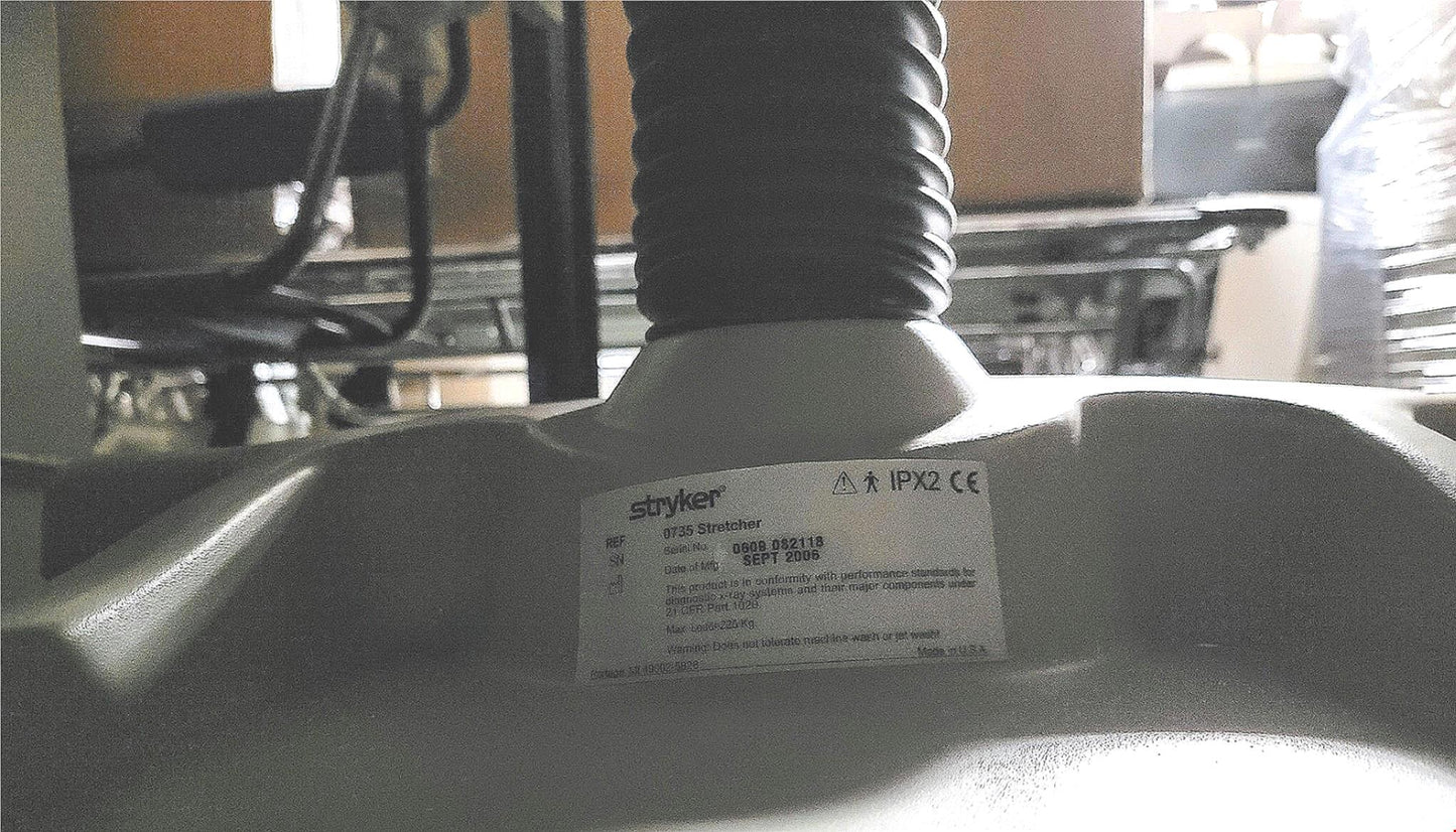 STRYKER ST104 (0735) HOSPITAL EMERGENCY TRANSPORT GURNEY STRETCHER - FREE SHIP