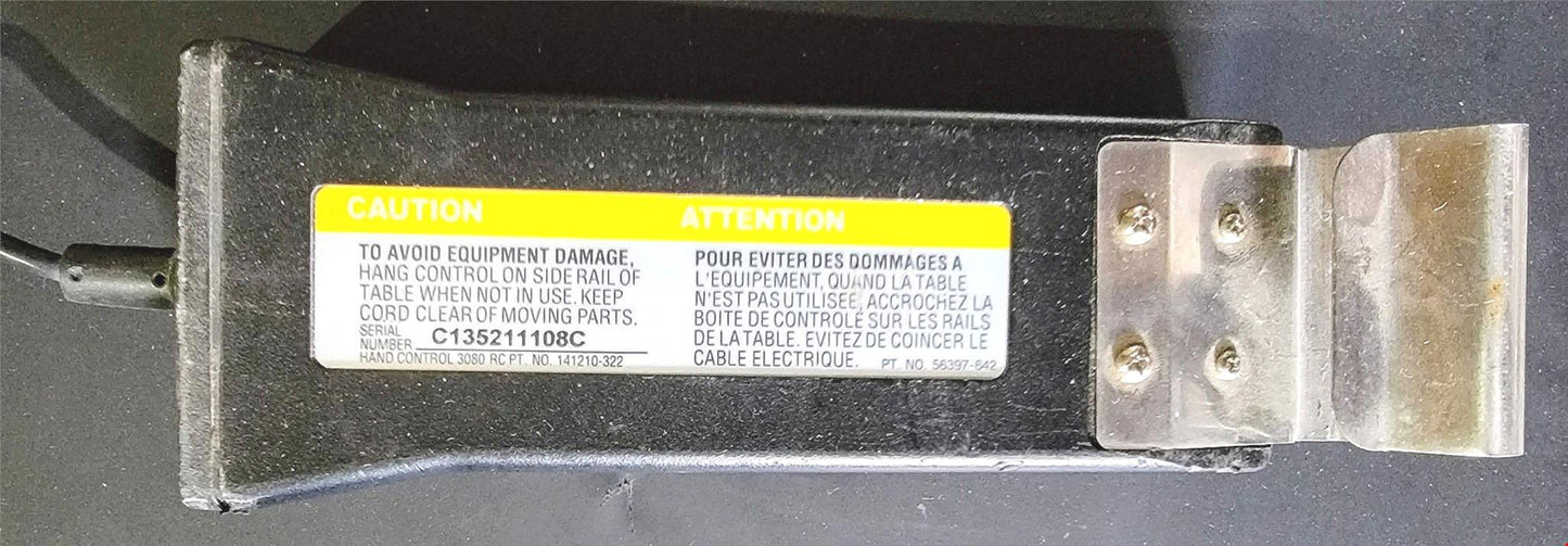 STERIS AMSCO 3080 RC with HAND REMOTE CONTROL DOES NOT MOVE UP OR DOWN FREE SHIP