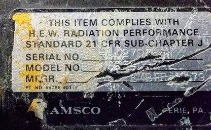 STERIS AMSCO 3080 RC with HAND REMOTE CONTROL DOES NOT MOVE UP OR DOWN FREE SHIP