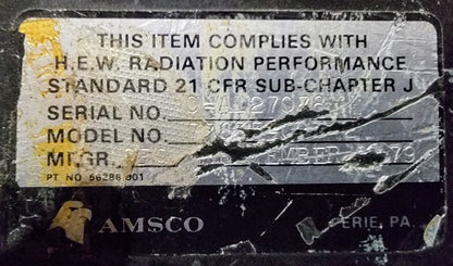 STERIS AMSCO 3080 RC with HAND REMOTE CONTROL DOES NOT MOVE UP OR DOWN FREE SHIP