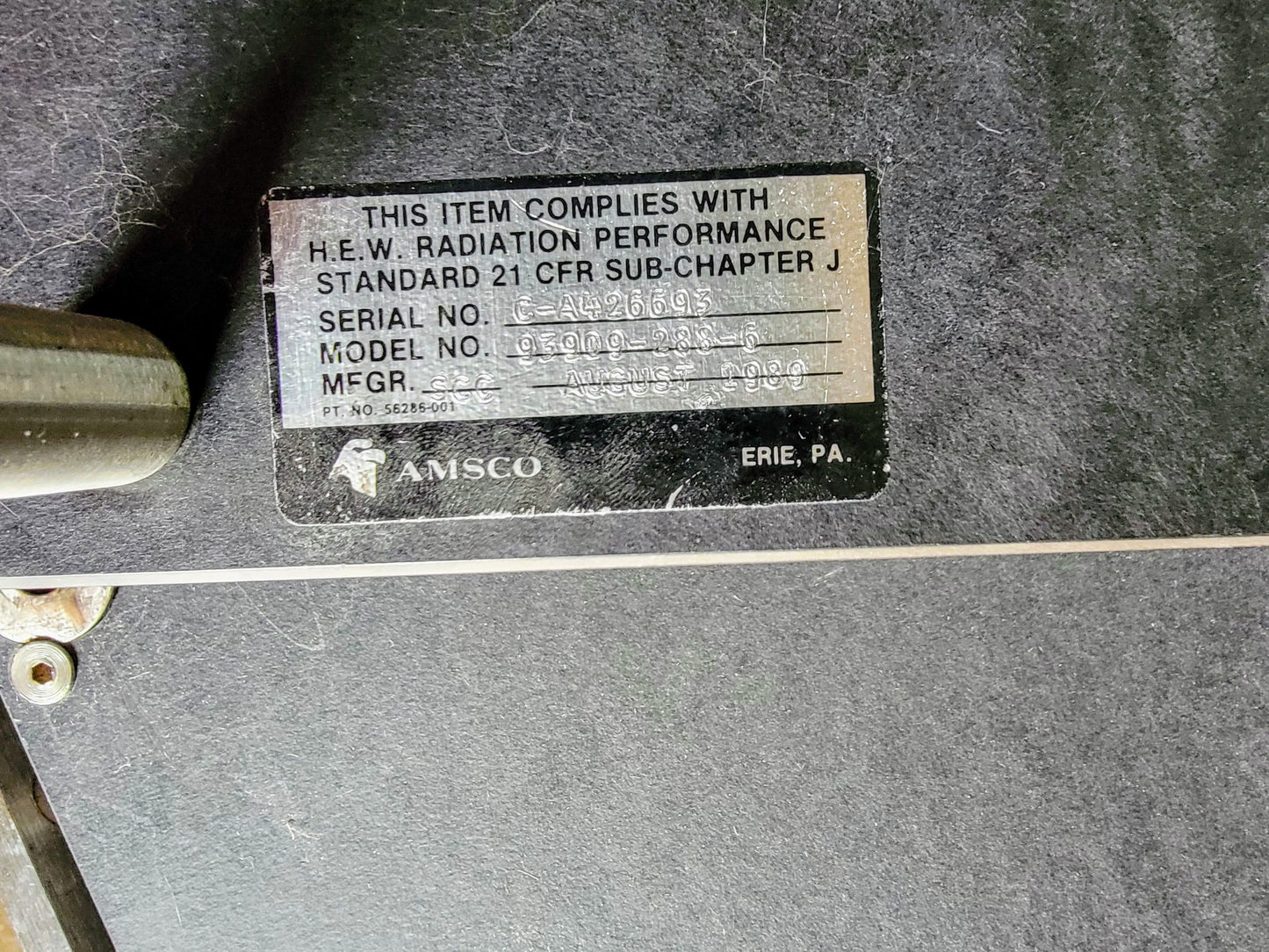 STERIS AMSCO 3080 RC with HAND REMOTE CONTROL DOES NOT MOVE UP OR DOWN FREE SHIP