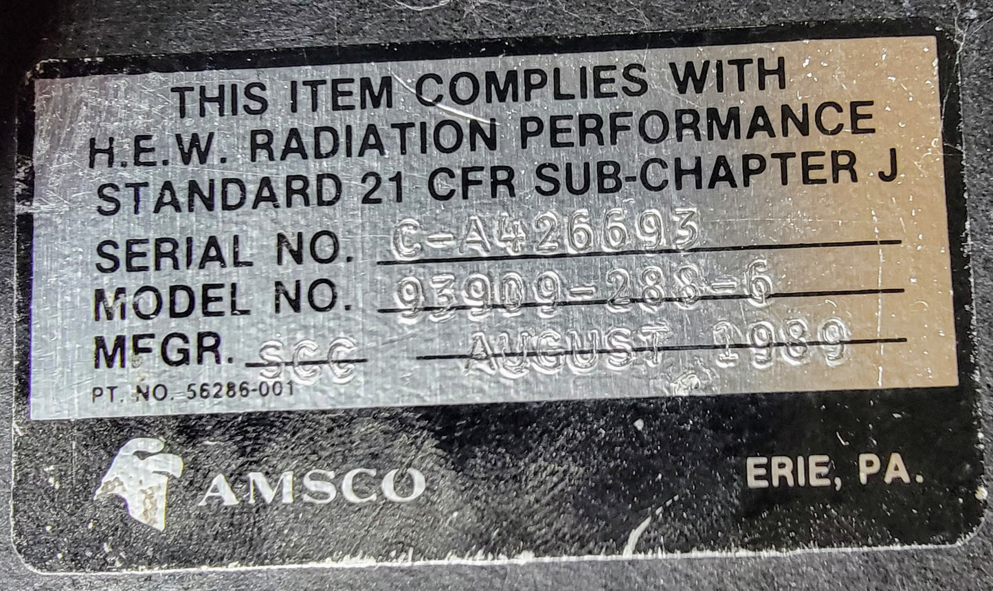 STERIS AMSCO 3080 RC with HAND REMOTE CONTROL DOES NOT MOVE UP OR DOWN FREE SHIP