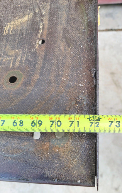 VINTAGE LYON MILITARY GREEN 6 FOOT Wide x 28"Deep x 37"High WORK BENCH FREE SHIP