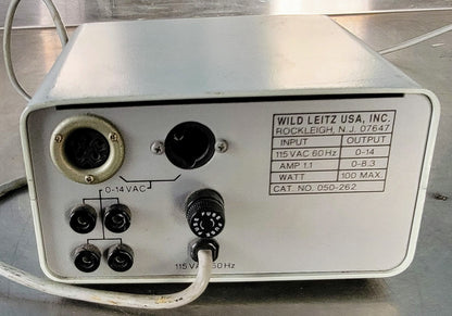 WILD LEITZ® 050-262 MICROSCOPE POWER SUPPLY WORKS GREAT 90-DAY-WARRANTY FREESHIP