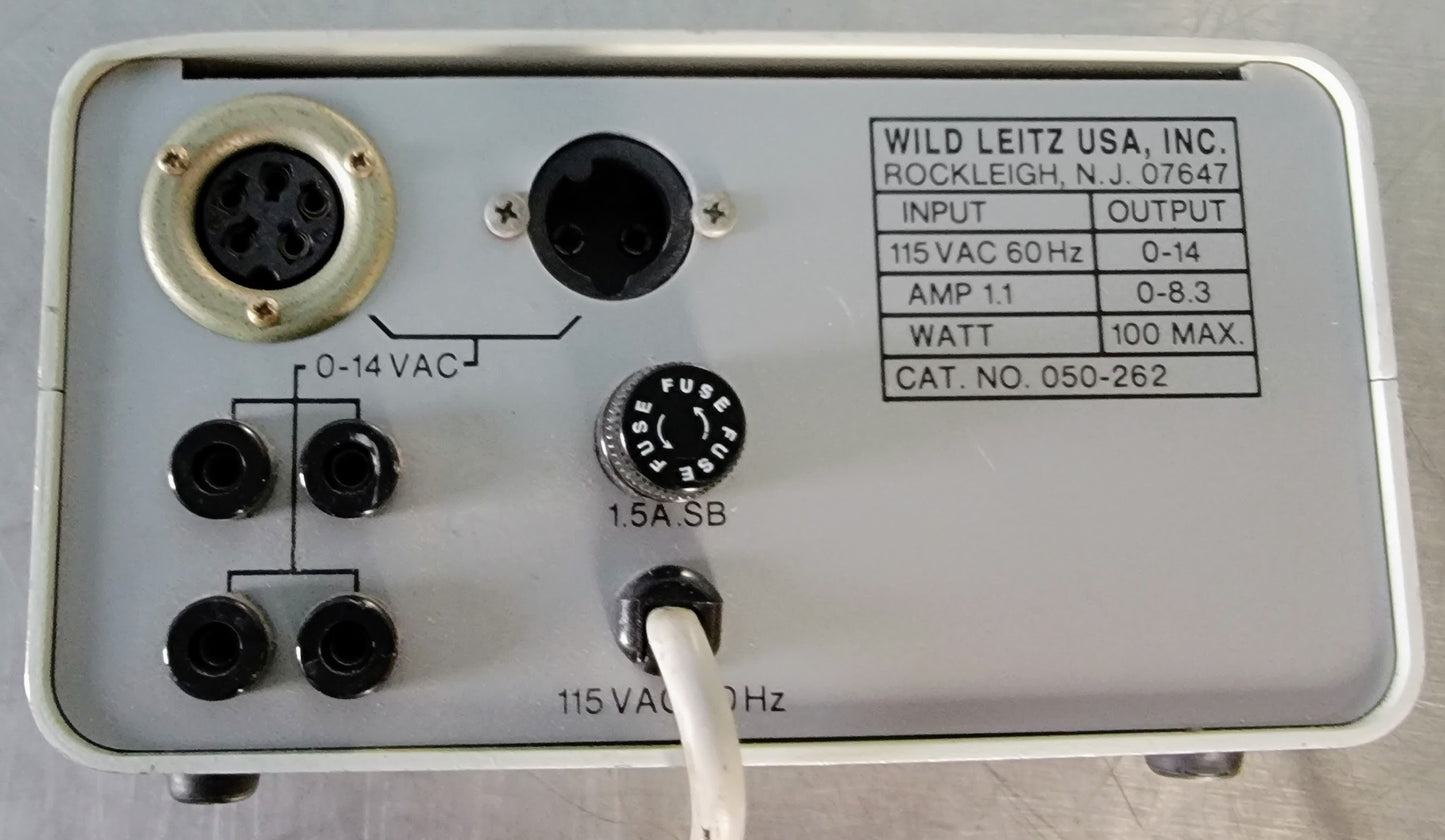 WILD LEITZ® 050-262 MICROSCOPE POWER SUPPLY WORKS GREAT 90-DAY-WARRANTY FREESHIP
