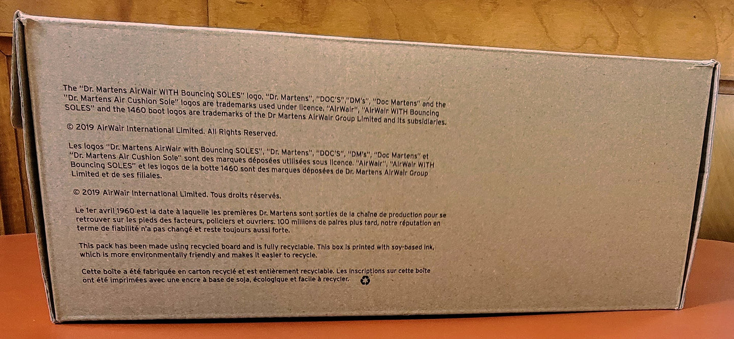 BRANDNEW IN BOX DR MARTENS 2976 QUAD CHELSEA BOOT WHITE WOMEN5/MEN4 FREEFASTSHIP