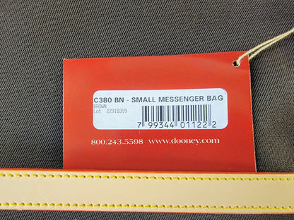 BRANDNEW DOONEY & BOURKEY C380BN BROWN SMALL WOMEN MESSENGER BAG FREE FAST SHIP