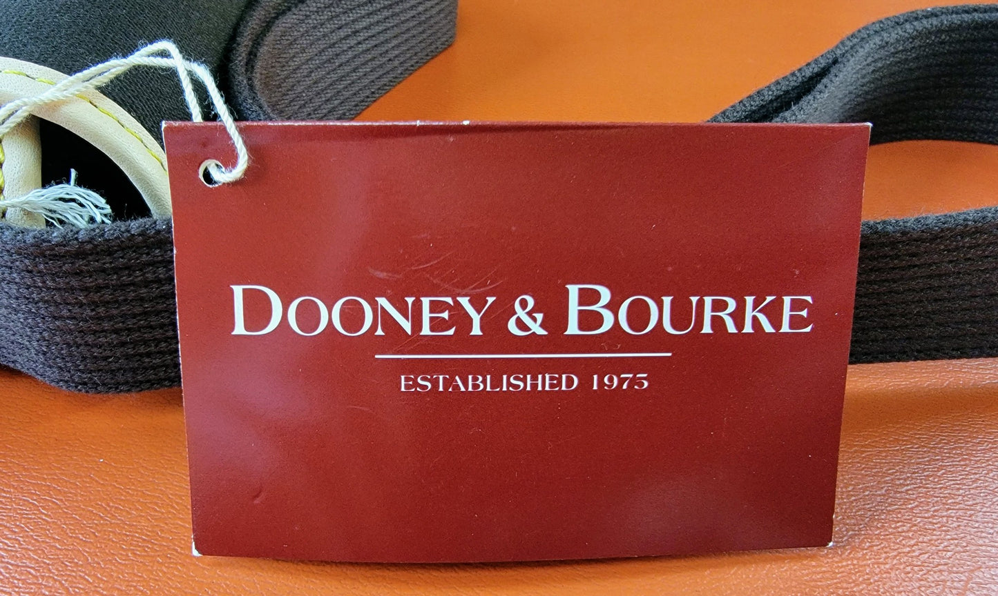 BRANDNEW DOONEY & BOURKEY C380BN BROWN SMALL WOMEN MESSENGER BAG FREE FAST SHIP