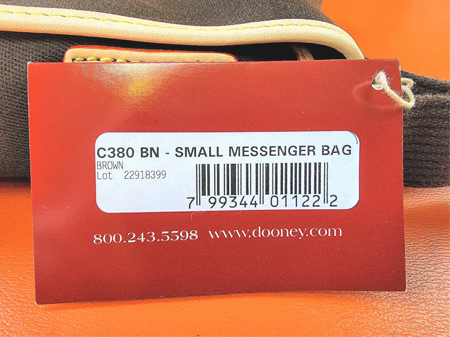 BRANDNEW DOONEY & BOURKEY C380BN BROWN SMALL WOMEN MESSENGER BAG FREE FAST SHIP