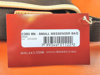 BRANDNEW DOONEY & BOURKEY C380BN BROWN SMALL WOMEN MESSENGER BAG FREE FAST SHIP