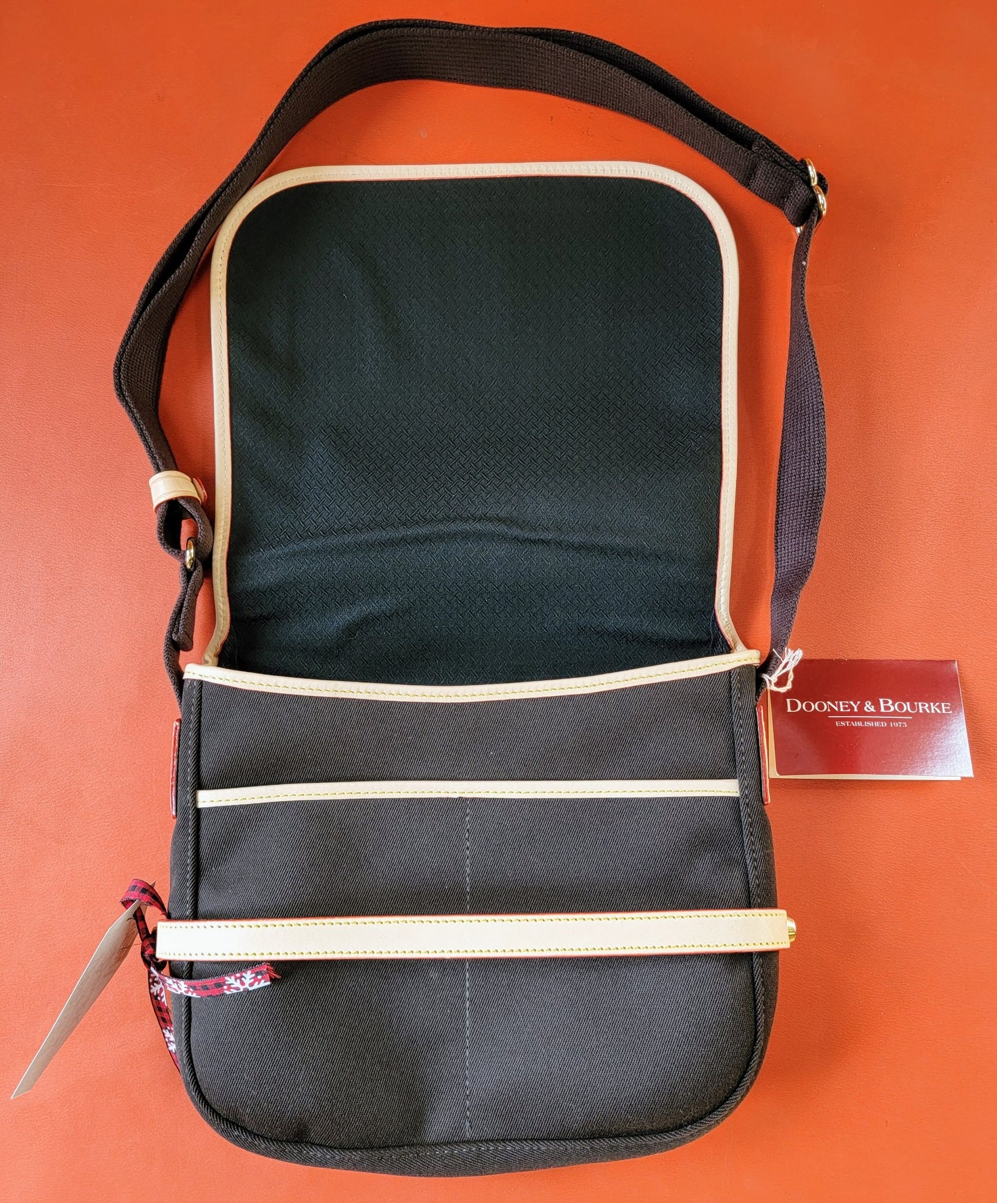 BRANDNEW DOONEY & BOURKEY C380BN BROWN SMALL WOMEN MESSENGER BAG FREE FAST SHIP