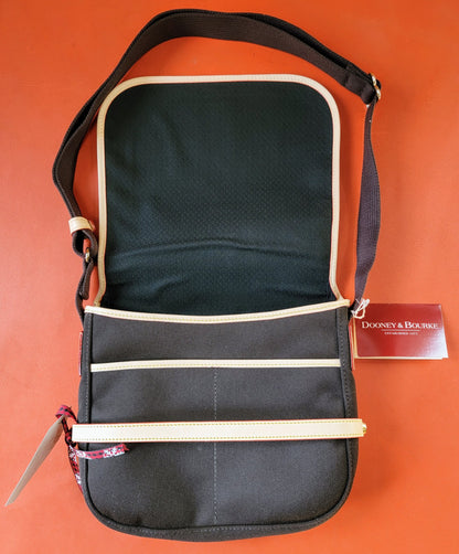 BRANDNEW DOONEY & BOURKEY C380BN BROWN SMALL WOMEN MESSENGER BAG FREE FAST SHIP