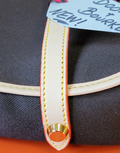 BRANDNEW DOONEY & BOURKEY C380BN BROWN SMALL WOMEN MESSENGER BAG FREE FAST SHIP