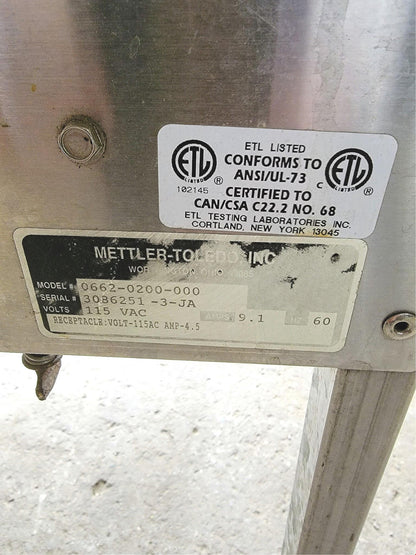 BIRO 3334 & METTLER TOLEDO 0662-200 SHRINKWRAPPING MACHINE 8213 BALANCE FREESHIP