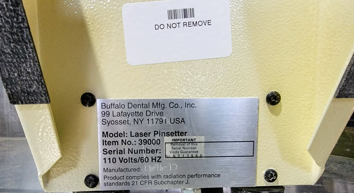 BUFFALO POWER RITE PINSETTER DENTAL LASER TRIMMER ClassII FREE SHIP WATCH VIDEO