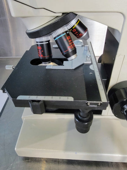 PERFECT NIKON LABOPHOT PHASE CONTRAST MICROSCOPE 4OBJECTIVES PFX TURRET WARRANTY