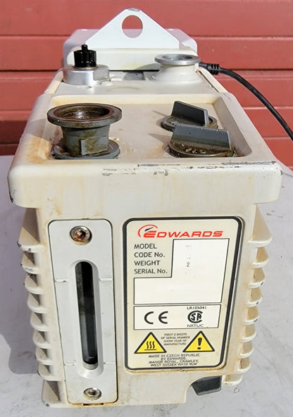 RARE EDWARDS RV8 ROTARY VANE DUALSTAGE 110/220V VACUUM PUMP FREESHIP WATCH VIDEO