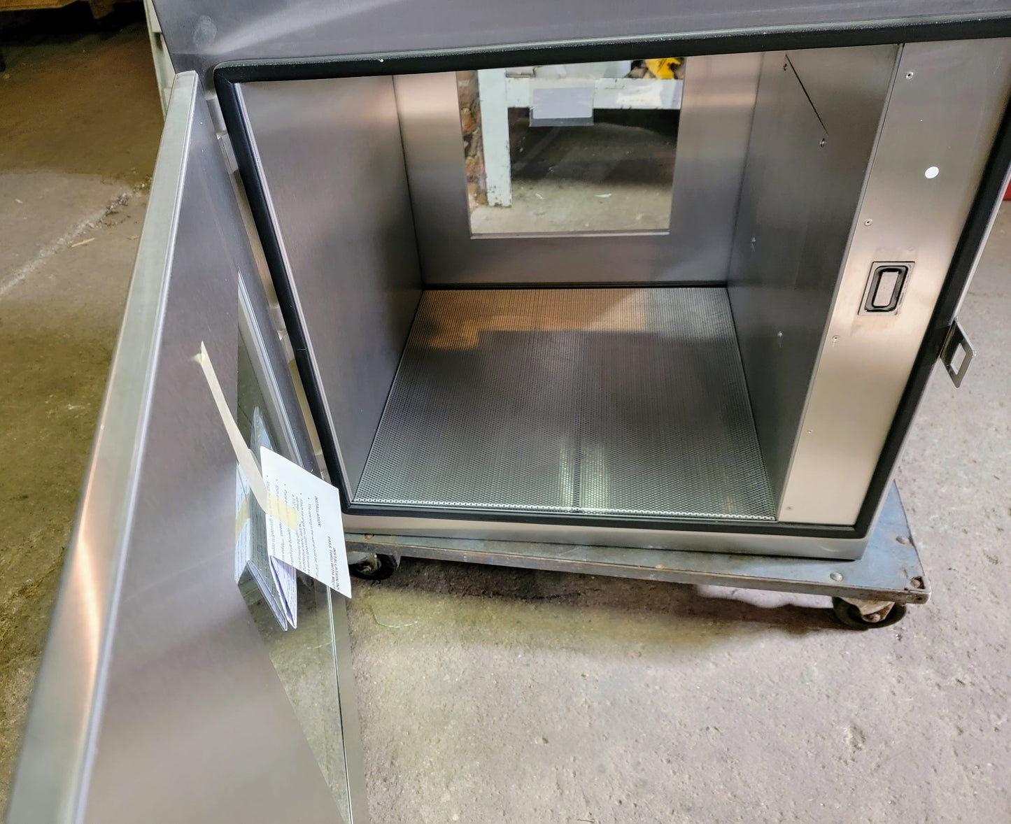 B.NEW ATMOS-TECH INDUSTRIES PT-2424-24-SS-EI-RHC WALL PASS-THRU SYSTEM FREESHIP