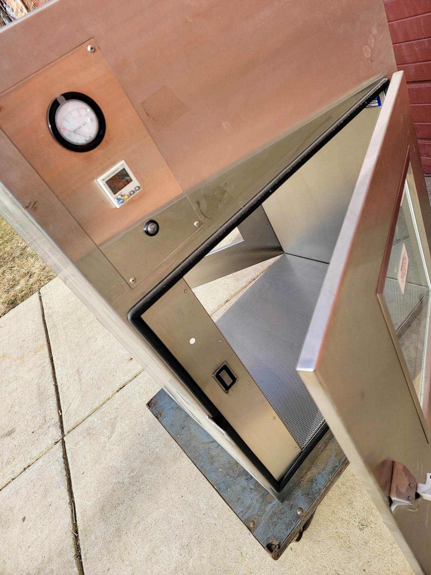 B.NEW ATMOS-TECH INDUSTRIES PT-2424-24-SS-EI-RHC WALL PASS-THRU SYSTEM FREESHIP