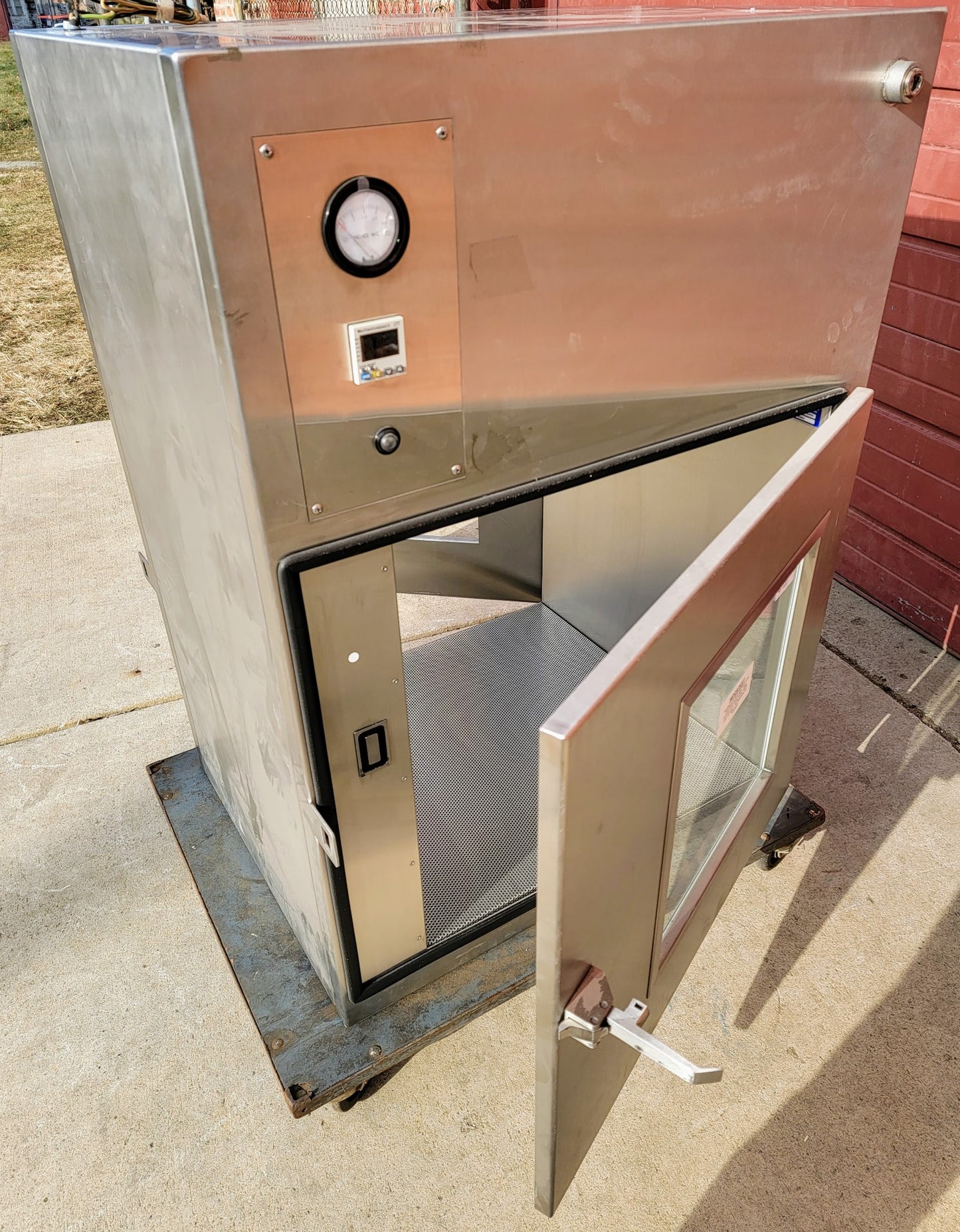 B.NEW ATMOS-TECH INDUSTRIES PT-2424-24-SS-EI-RHC WALL PASS-THRU SYSTEM FREESHIP