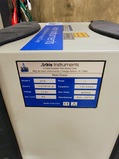 ARBIN BT-2000 BATTERY TESTER 3PH 32CHANNEL PULSE & MAIN POWER CONTROL FREE SHIP