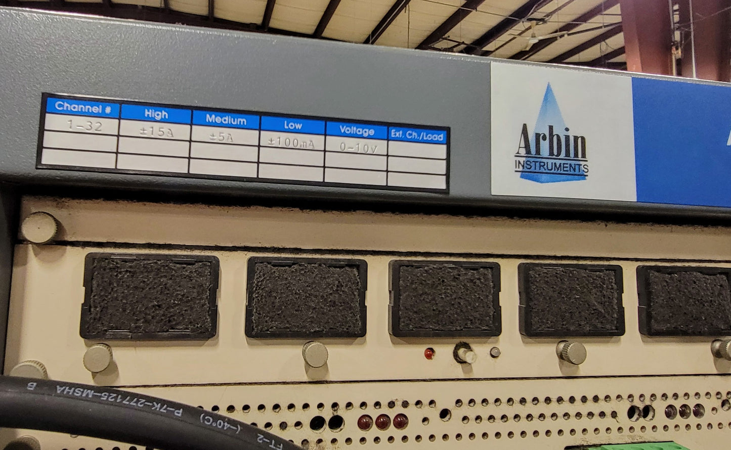 ARBIN BT-2000 BATTERY TESTER 3PH 32CHANNEL PULSE & MAIN POWER CONTROL FREE SHIP