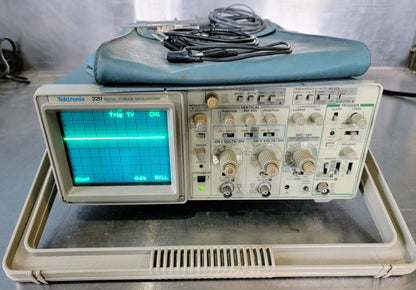 90-DAY-WARRANTY TEKTRONIX 2211 DIGITAL 50MHz OSCILLOSCOPE WATCH VIDEO FREE SHIP