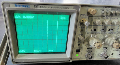 90-DAY-WARRANTY TEKTRONIX 2211 DIGITAL 50MHz OSCILLOSCOPE WATCH VIDEO FREE SHIP