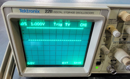 90-DAY-WARRANTY TEKTRONIX 2211 DIGITAL 50MHz OSCILLOSCOPE WATCH VIDEO FREE SHIP