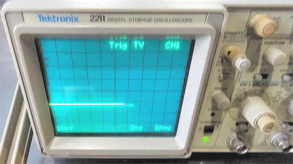 90-DAY-WARRANTY TEKTRONIX 2211 DIGITAL 50MHz OSCILLOSCOPE WATCH VIDEO FREE SHIP
