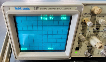 90-DAY-WARRANTY TEKTRONIX 2211 DIGITAL 50MHz OSCILLOSCOPE WATCH VIDEO FREE SHIP
