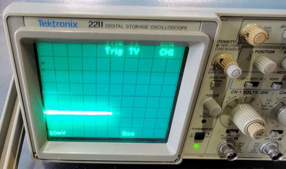 90-DAY-WARRANTY TEKTRONIX 2211 DIGITAL 50MHz OSCILLOSCOPE WATCH VIDEO FREE SHIP