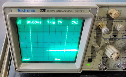 90-DAY-WARRANTY TEKTRONIX 2211 DIGITAL 50MHz OSCILLOSCOPE WATCH VIDEO FREE SHIP
