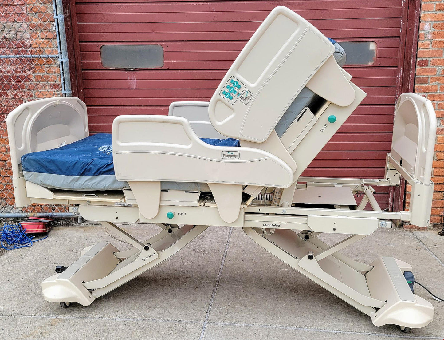 STRYKER CHG® SPIRIT SELECT w/PAD HOSPITAL POWER GURNEY BED STRETCHER FREE SHIP