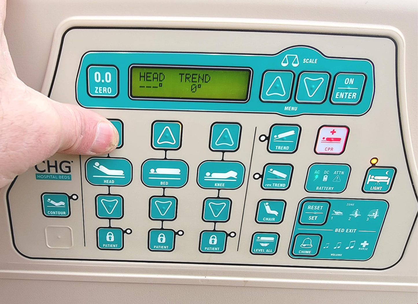 STRYKER CHG® SPIRIT SELECT w/PAD HOSPITAL POWER GURNEY BED STRETCHER FREE SHIP