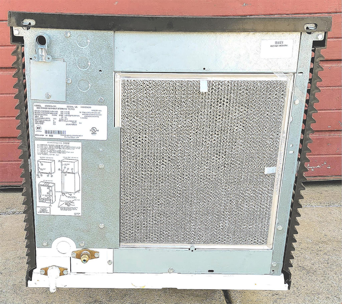 MANITOWOC IY0324A-161 350lbs/Day HALF DICE AIR COOLED INDIGO ICE MAKER FREE SHIP