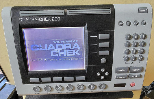 HEIDENHAIN QUADRA-CHEK 200 2 AXIS EVALUATION DISPLAY 90-DAY-WARRANTY FREE SHIP