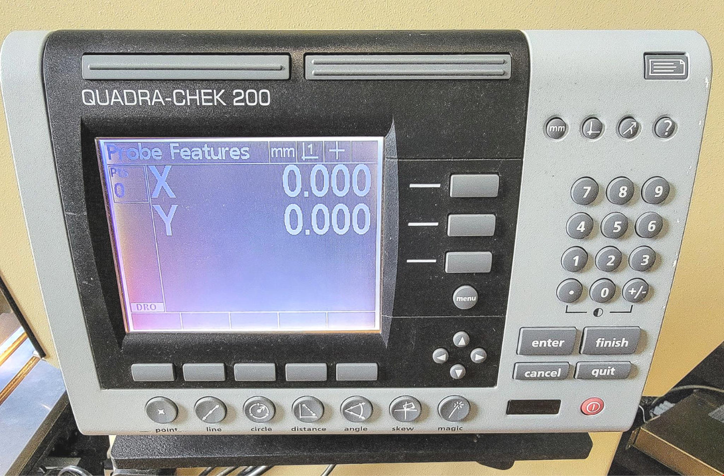 ST 20-3700 OPTICAL COMPARATOR LENS QUADRA-CHEK 200 90DAYWARR WATCHVIDEO FREESHIP