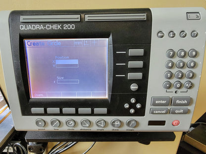 ST 20-3700 OPTICAL COMPARATOR LENS QUADRA-CHEK 200 90DAYWARR WATCHVIDEO FREESHIP