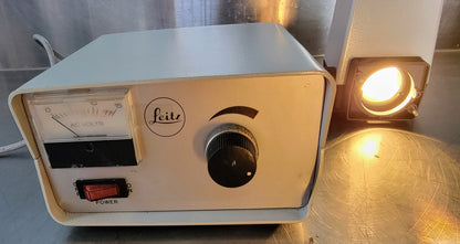 REFURB LEITZ LABORLUX12S POLARIZING MICROSCOPE ROTARY STAGE CONDENSER WATCHVIDEO