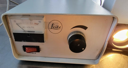 REFURB LEITZ LABORLUX12S POLARIZING MICROSCOPE ROTARY STAGE CONDENSER WATCHVIDEO