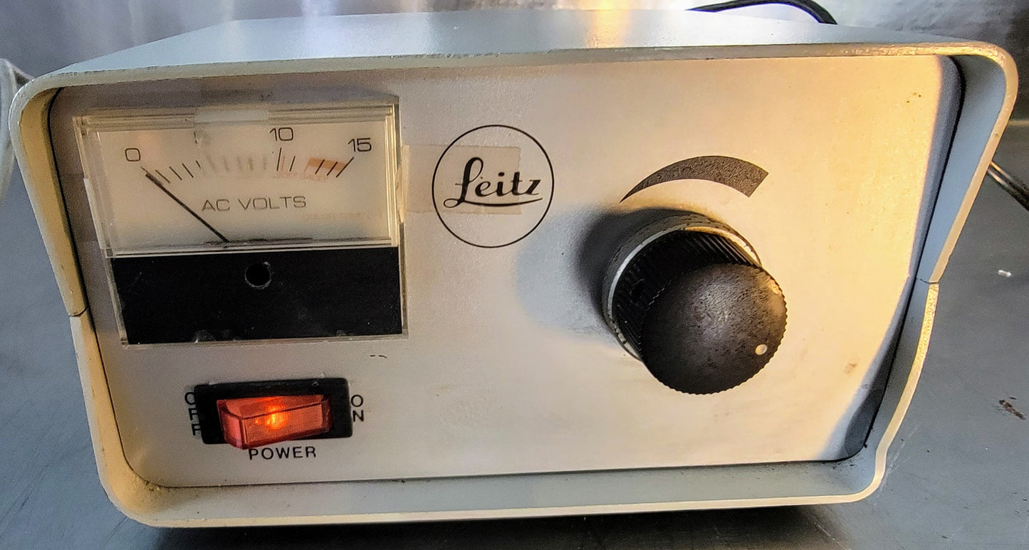 REFURB LEITZ LABORLUX12S POLARIZING MICROSCOPE ROTARY STAGE CONDENSER WATCHVIDEO