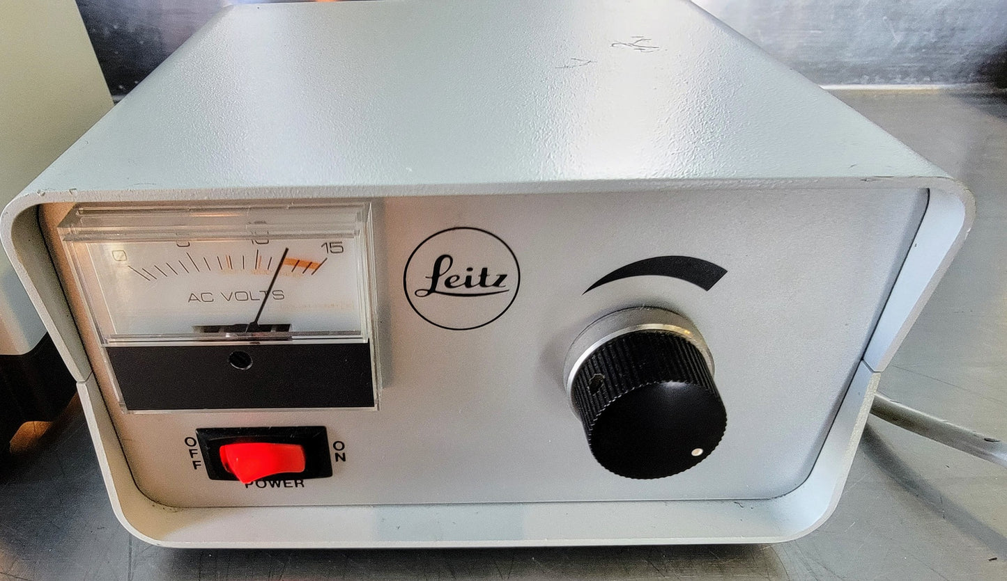 REFURB LEITZ LABORLUX12S POLARIZING MICROSCOPE ROTARY STAGE CONDENSER WATCHVIDEO