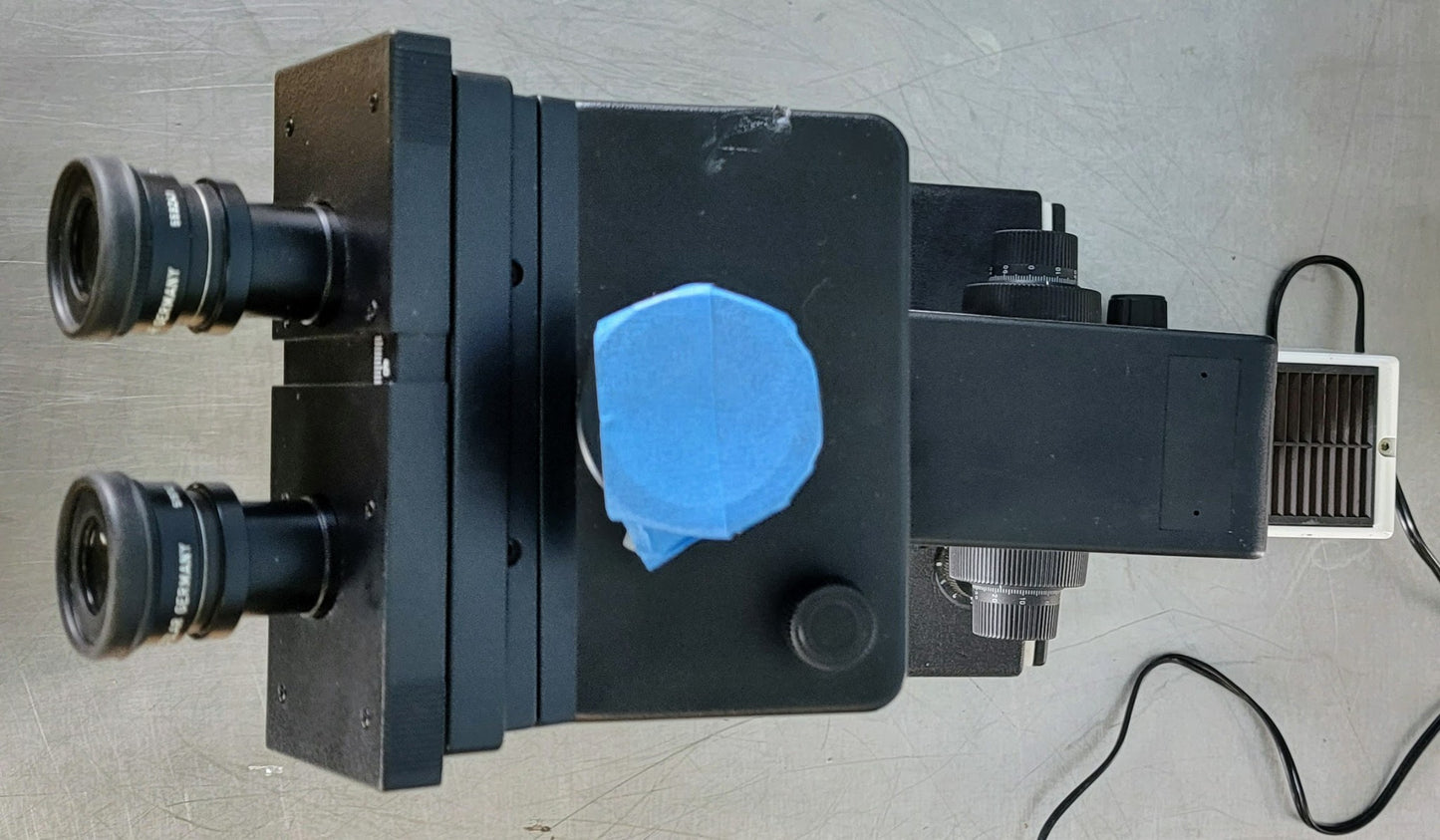 REFURB LEITZ LABORLUX12S POLARIZING MICROSCOPE ROTARY STAGE CONDENSER WATCHVIDEO