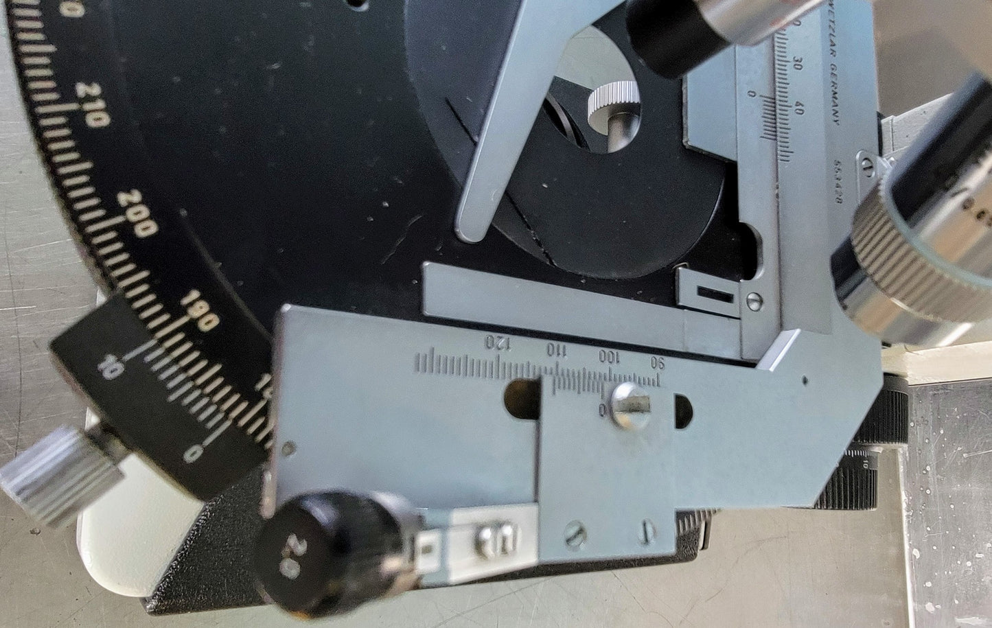 REFURB LEITZ LABORLUX12S POLARIZING MICROSCOPE ROTARY STAGE CONDENSER WATCHVIDEO