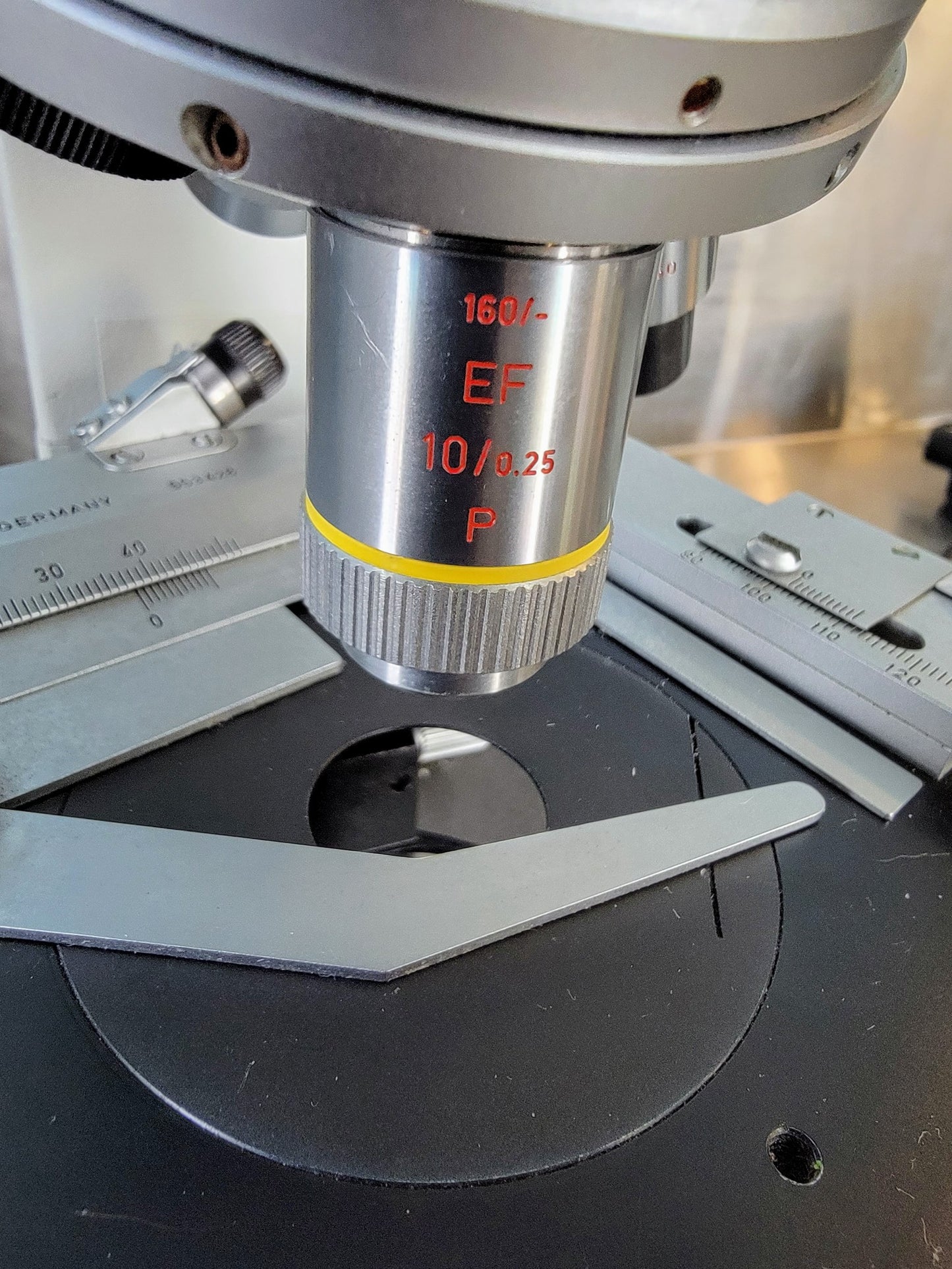 REFURB LEITZ LABORLUX12S POLARIZING MICROSCOPE ROTARY STAGE CONDENSER WATCHVIDEO