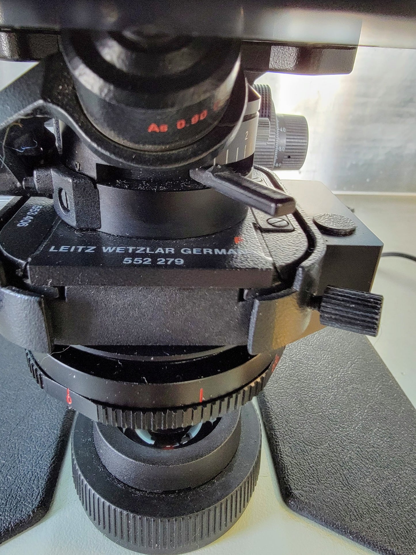 REFURB LEITZ LABORLUX12S POLARIZING MICROSCOPE ROTARY STAGE CONDENSER WATCHVIDEO