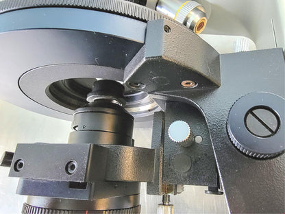 REFURB LEITZ LABORLUX12S POLARIZING MICROSCOPE ROTARY STAGE CONDENSER WATCHVIDEO