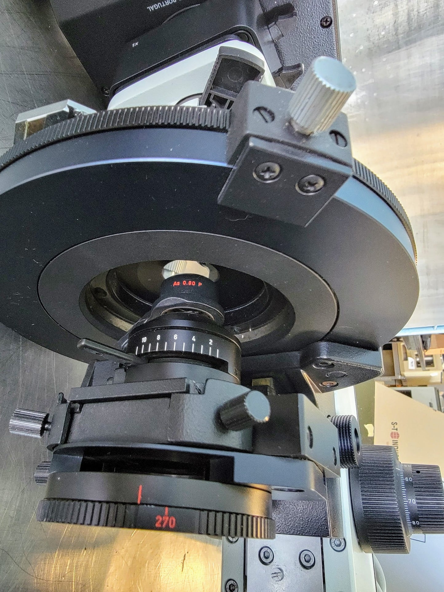 REFURB LEITZ LABORLUX12S POLARIZING MICROSCOPE ROTARY STAGE CONDENSER WATCHVIDEO