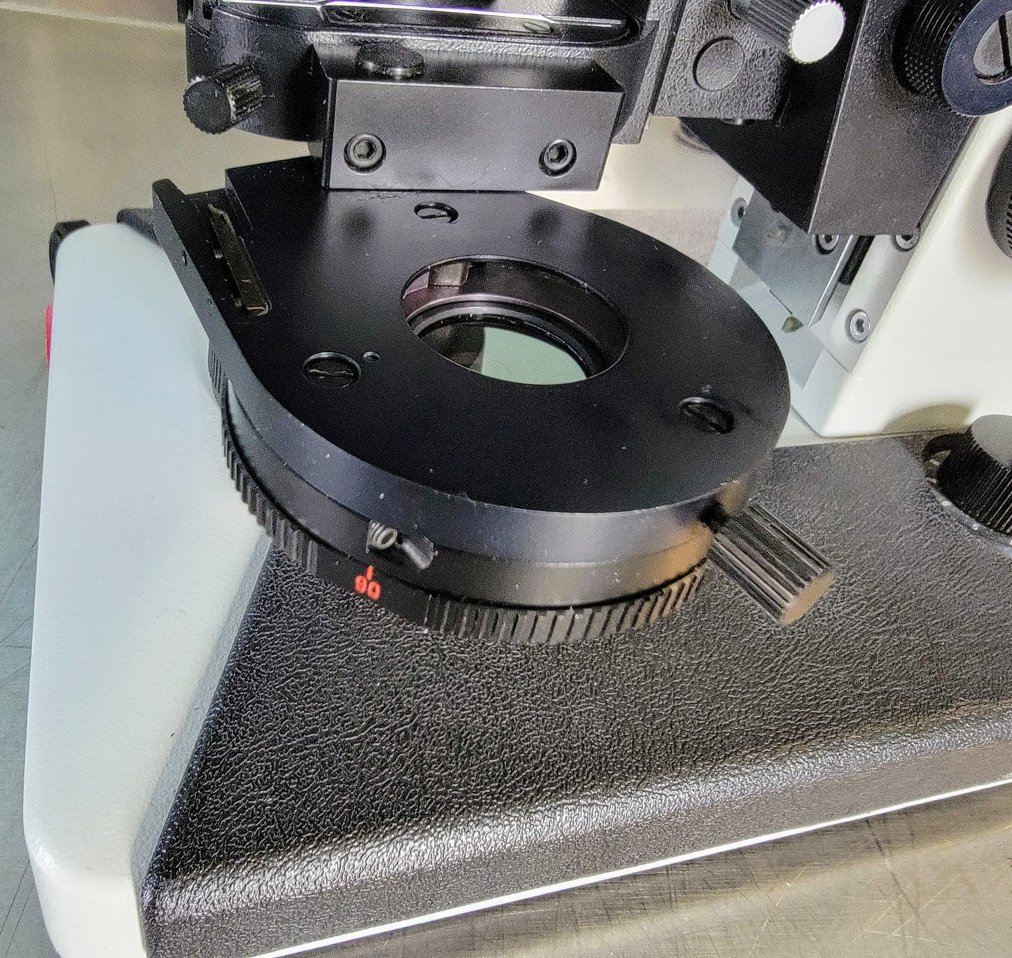 REFURB LEITZ LABORLUX12S POLARIZING MICROSCOPE ROTARY STAGE CONDENSER WATCHVIDEO